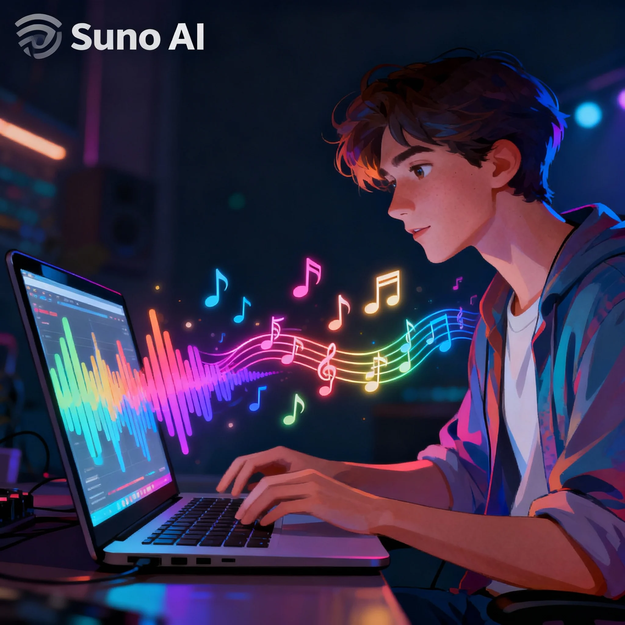 Alera, Voice Guardian, sonic artwork with crystalline sound waves and harmonic patterns