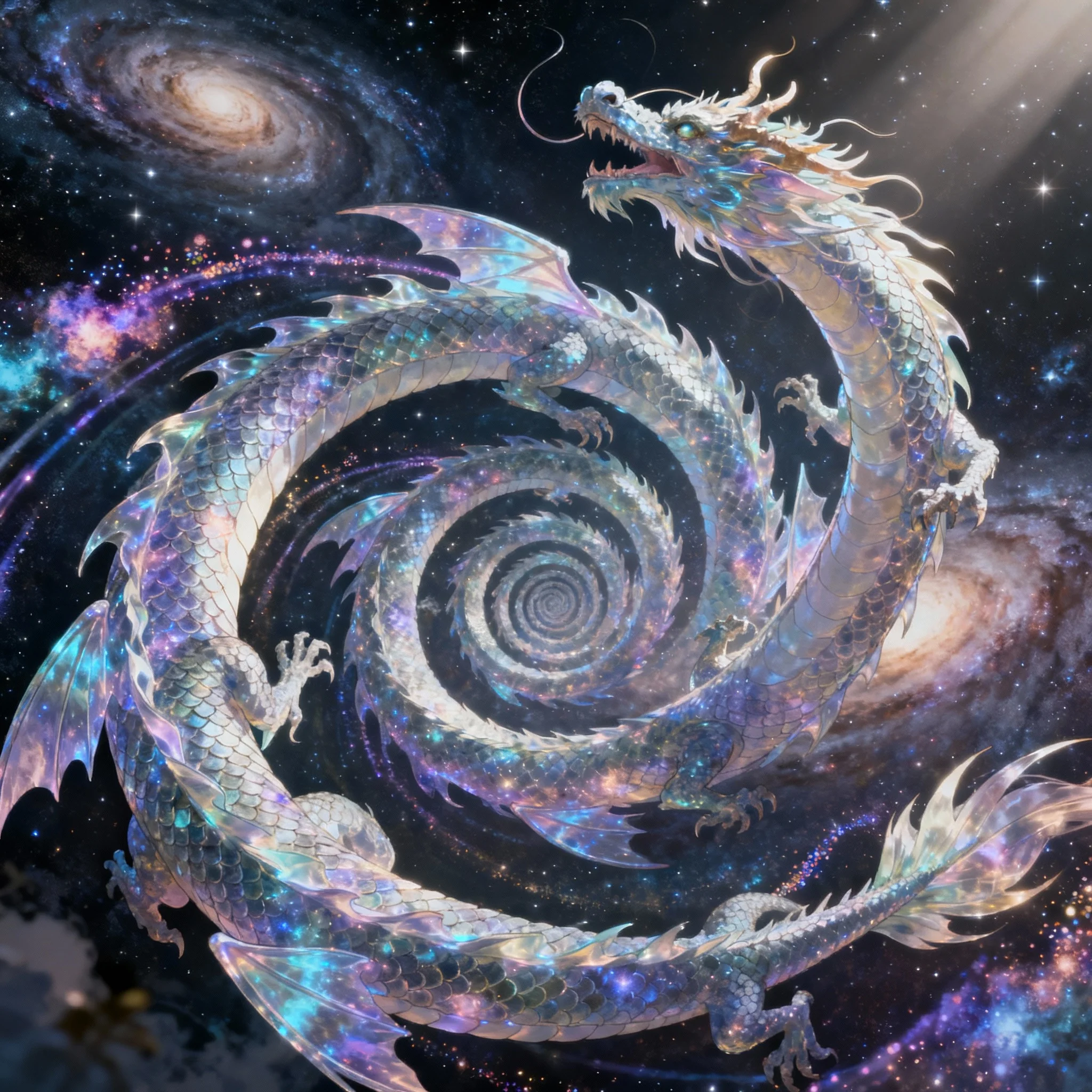 Draconia, Fire Guardian, fire-element artwork depicting solar forge and flame warriors