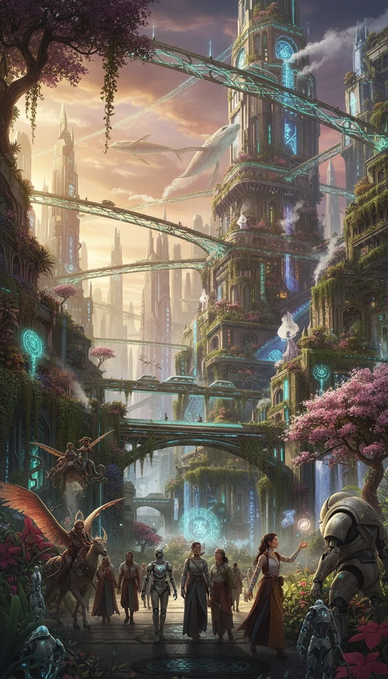 Shinkami, Source Guardian, cosmic artwork with starlit wolf form and infinite convergence