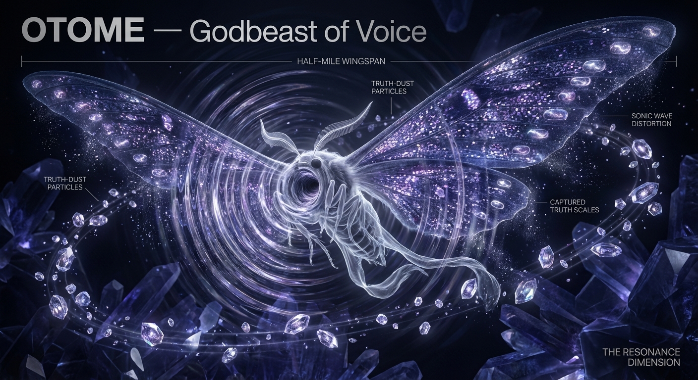 Otome, the Colossal Whale of Deep Song bonded to Alera